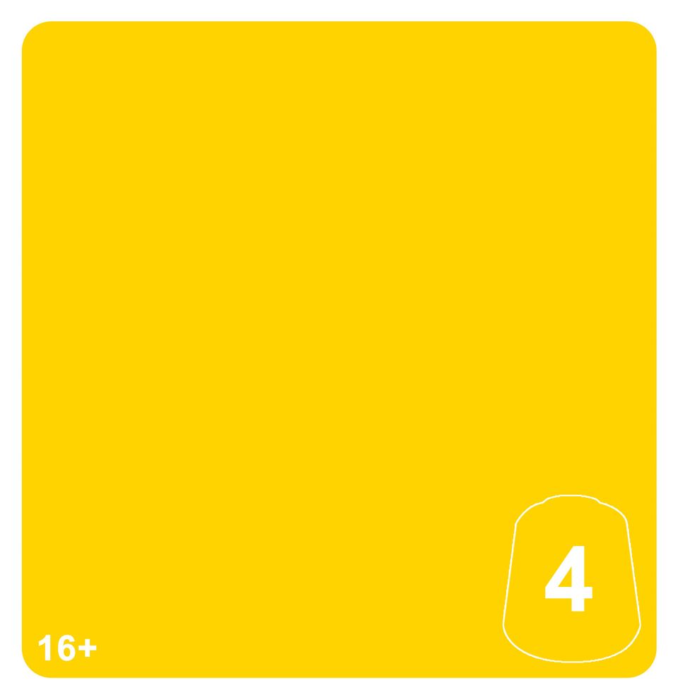 Warhammer Paints: Tone Pro: Hawkshroud Yellow 4 12ml [20-194]