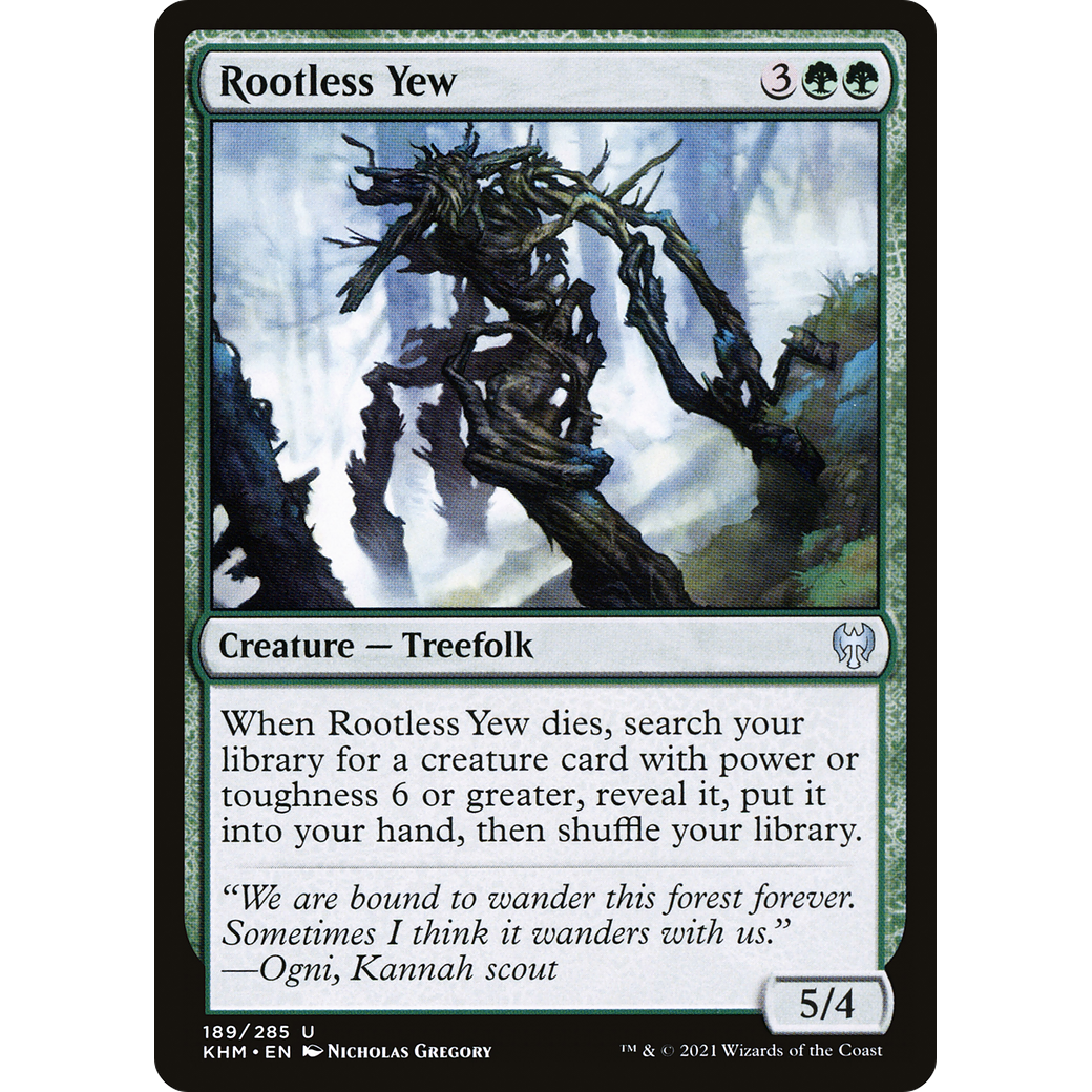 Rootless Yew (KHM-189) - Kaldheim