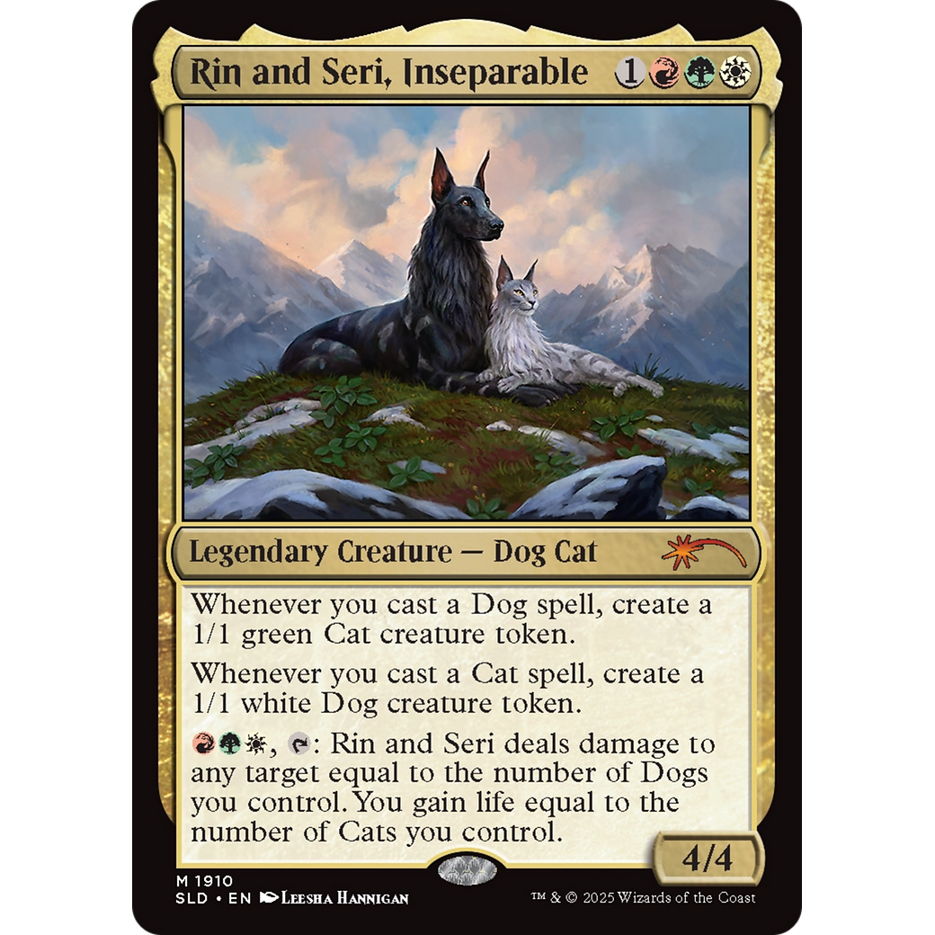 Rin and Seri, Inseparable (1910) (SLD-1910) - Secret Lair Drop