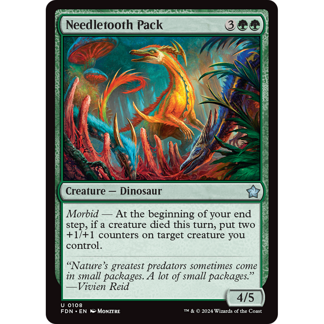 Needletooth Pack (FDN-108) - Foundations Foil