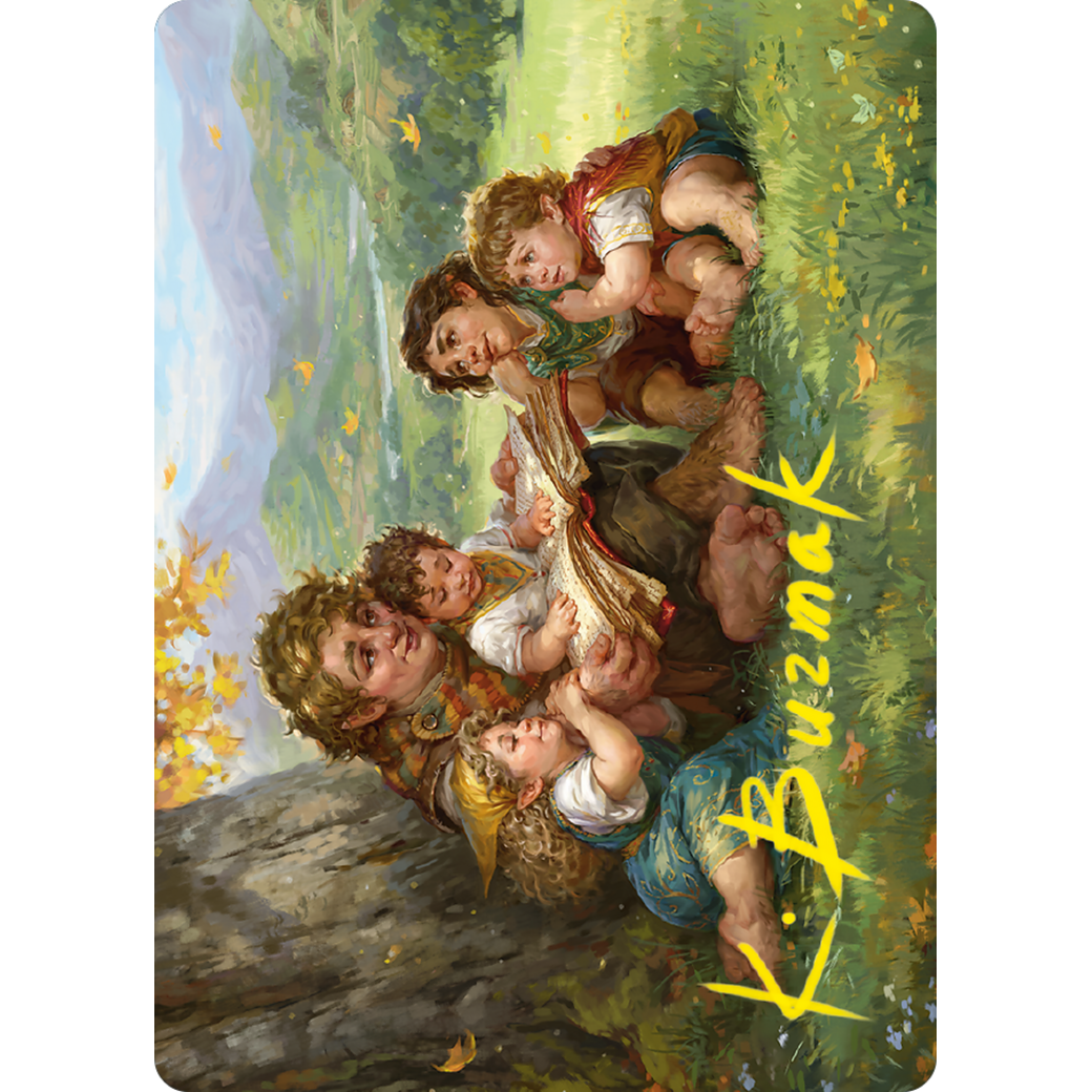 Samwise Gamgee // Samwise Gamgee (ALTR-019) - Tales of Middle-earth Art Series (Borderless) Foil