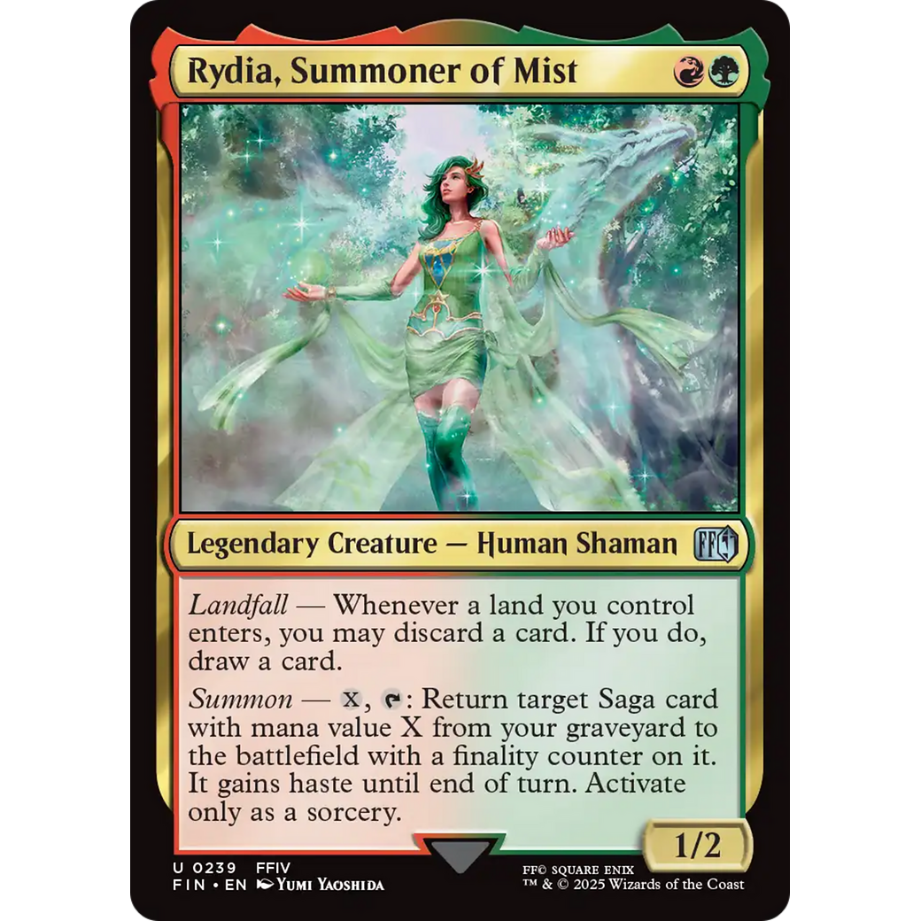 Rydia, Summoner of Mist (FIN-239) - FINAL FANTASY Foil