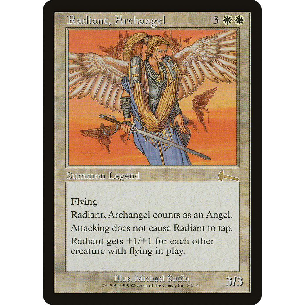 Radiant, Archangel (ULG-020) - Urza's Legacy Foil