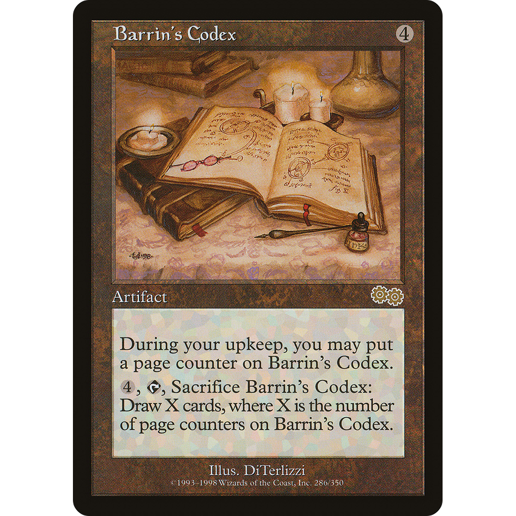 Barrin's Codex (USG-286) - Urza's Saga