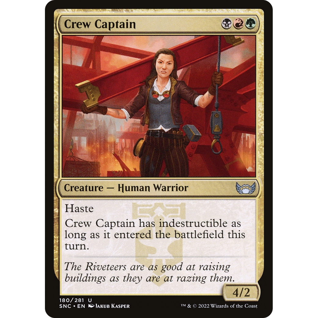 Crew Captain (SNC-180) - Streets of New Capenna Foil