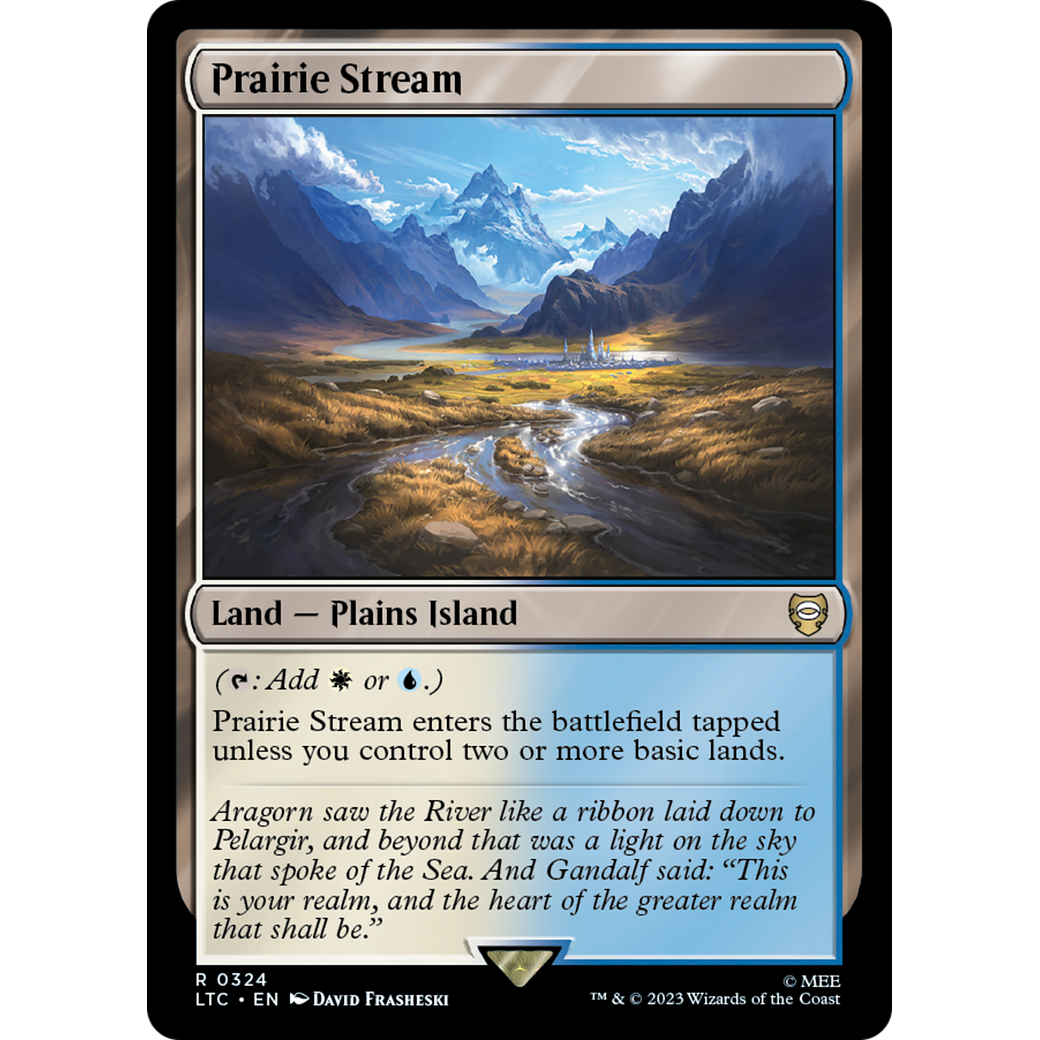 Prairie Stream (LTC-324) - Tales of Middle-earth Commander