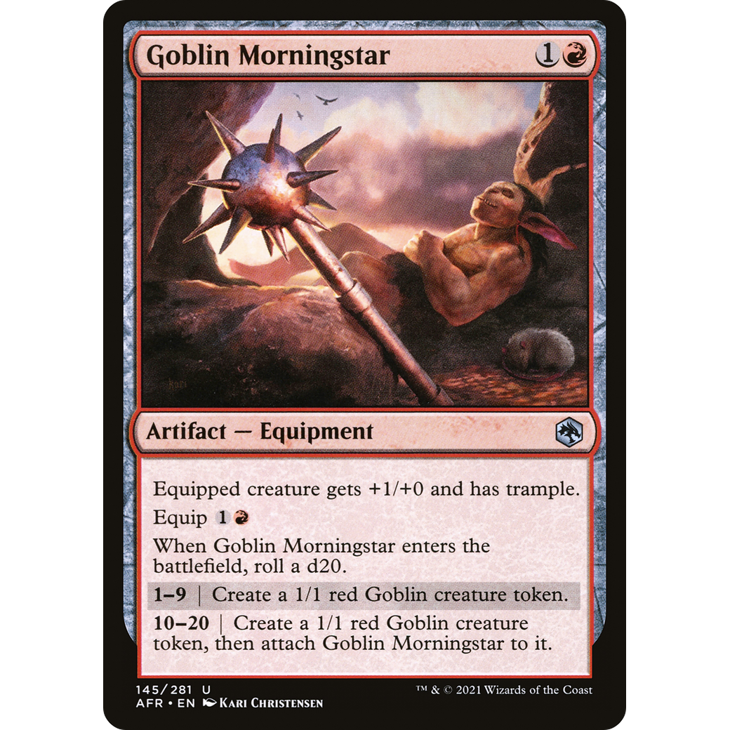 Goblin Morningstar (AFR-145) - Adventures in the Forgotten Realms