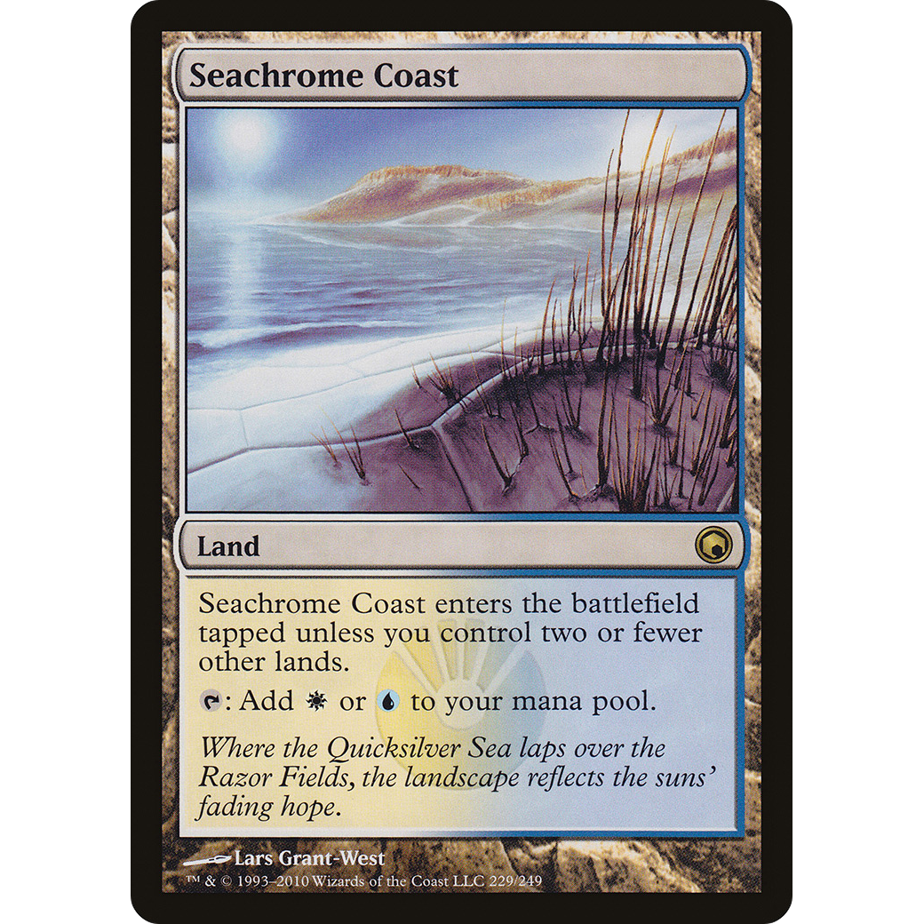 Seachrome Coast (SOM-229) - Scars of Mirrodin Foil