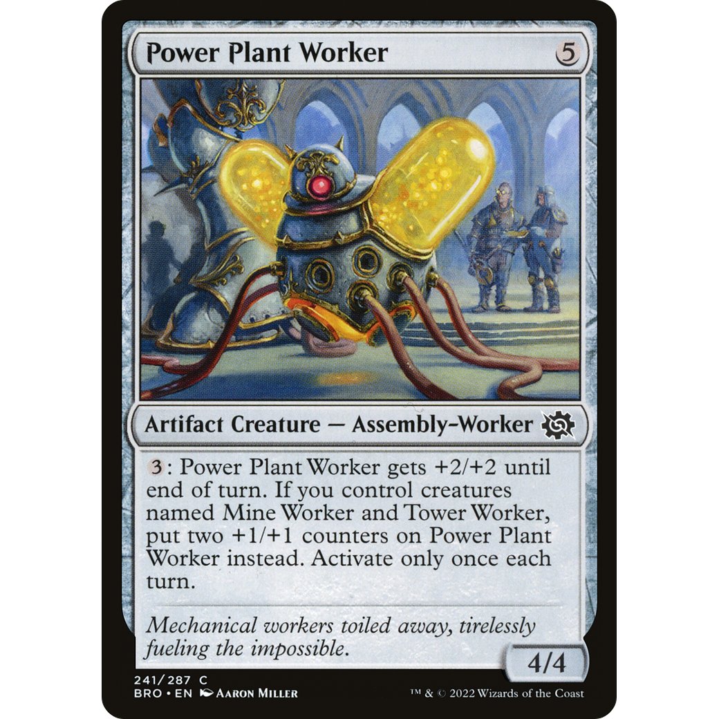 Power Plant Worker (BRO-241) - The Brothers' War
