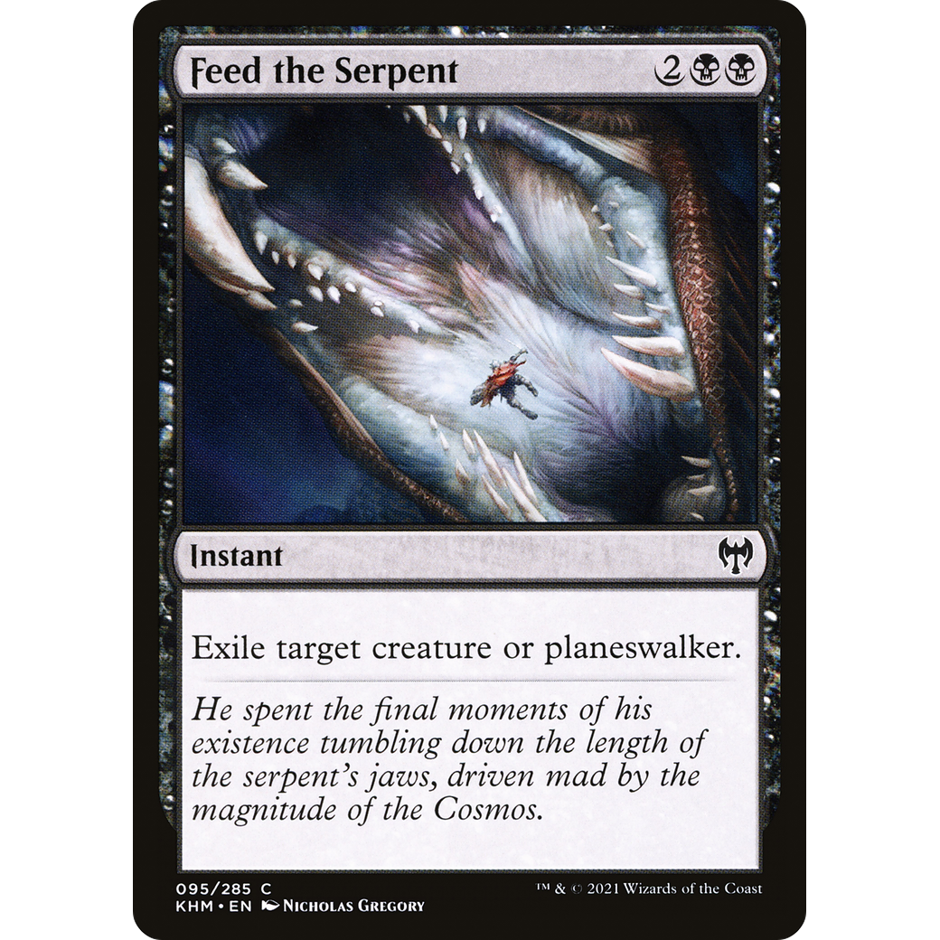 Feed the Serpent (KHM-095) - Kaldheim Foil