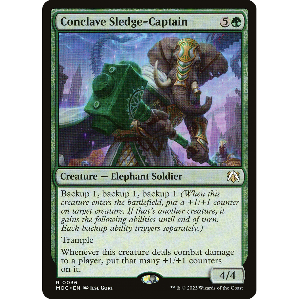 Conclave Sledge-Captain (MOC-036) - March of the Machine Commander