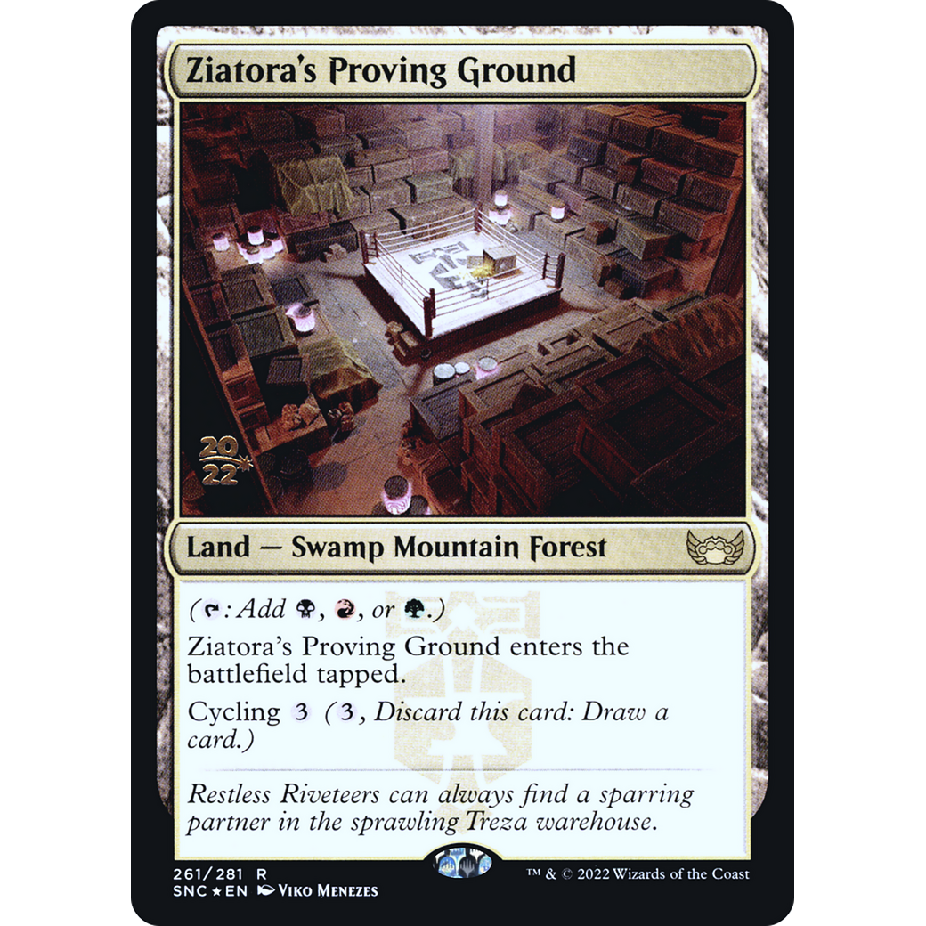 Ziatora's Proving Ground (PRE-261) - Streets of New Capenna Promos Foil