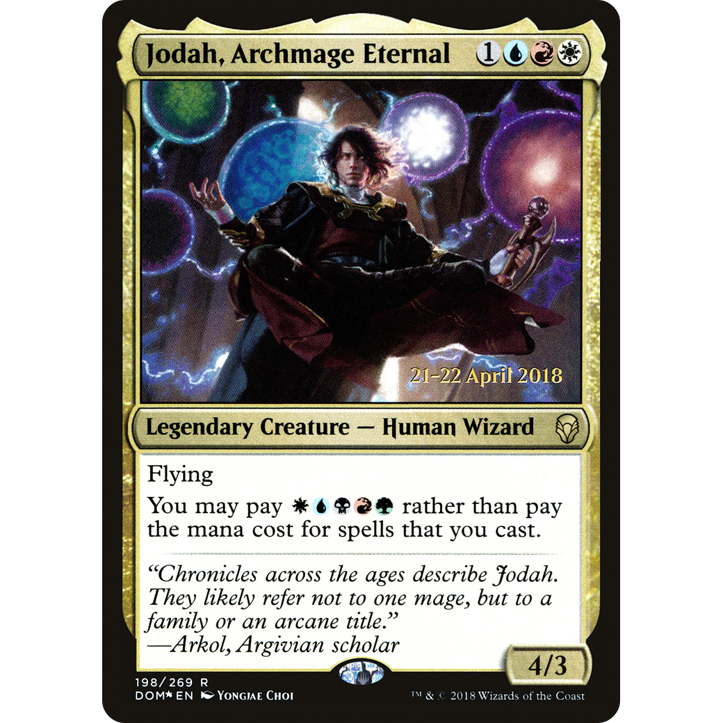 Jodah, Archmage Eternal (PRE-198) - Dominaria Promos Foil