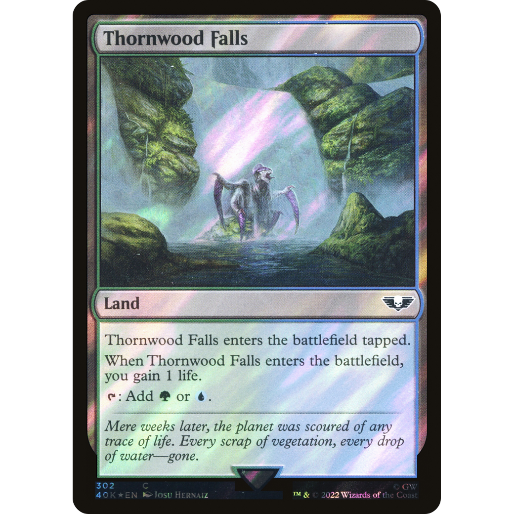 Thornwood Falls (40K-302) - Warhammer 40,000 Commander Foil