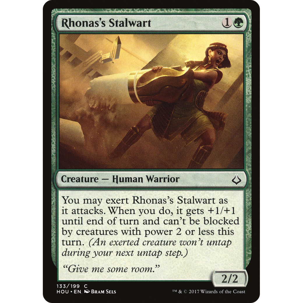 Rhonas's Stalwart (HOU-133) - Hour of Devastation
