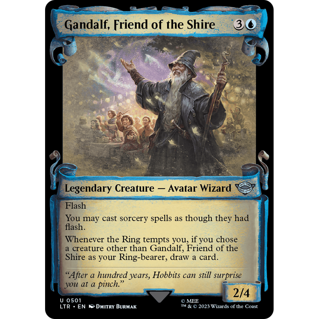 Gandalf, Friend of the Shire (LTR-501) - The Lord of the Rings: Tales of Middle-earth: (Showcase) Foil