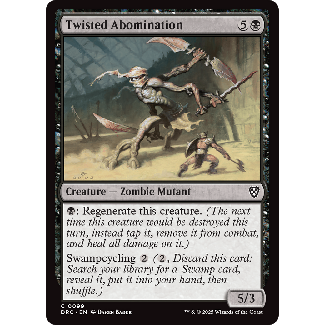 Twisted Abomination (DRC-099) - Commander: Aetherdrift