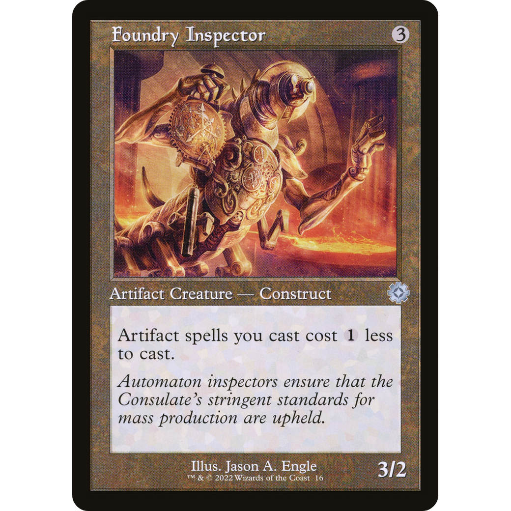 Foundry Inspector (BRR-016) - The Brothers' War Retro Artifacts