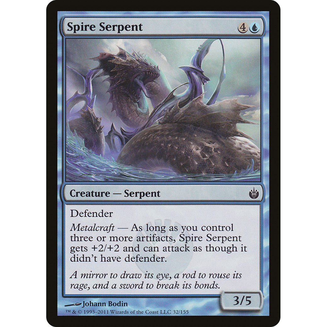 Spire Serpent (MBS-032) - Mirrodin Besieged Foil