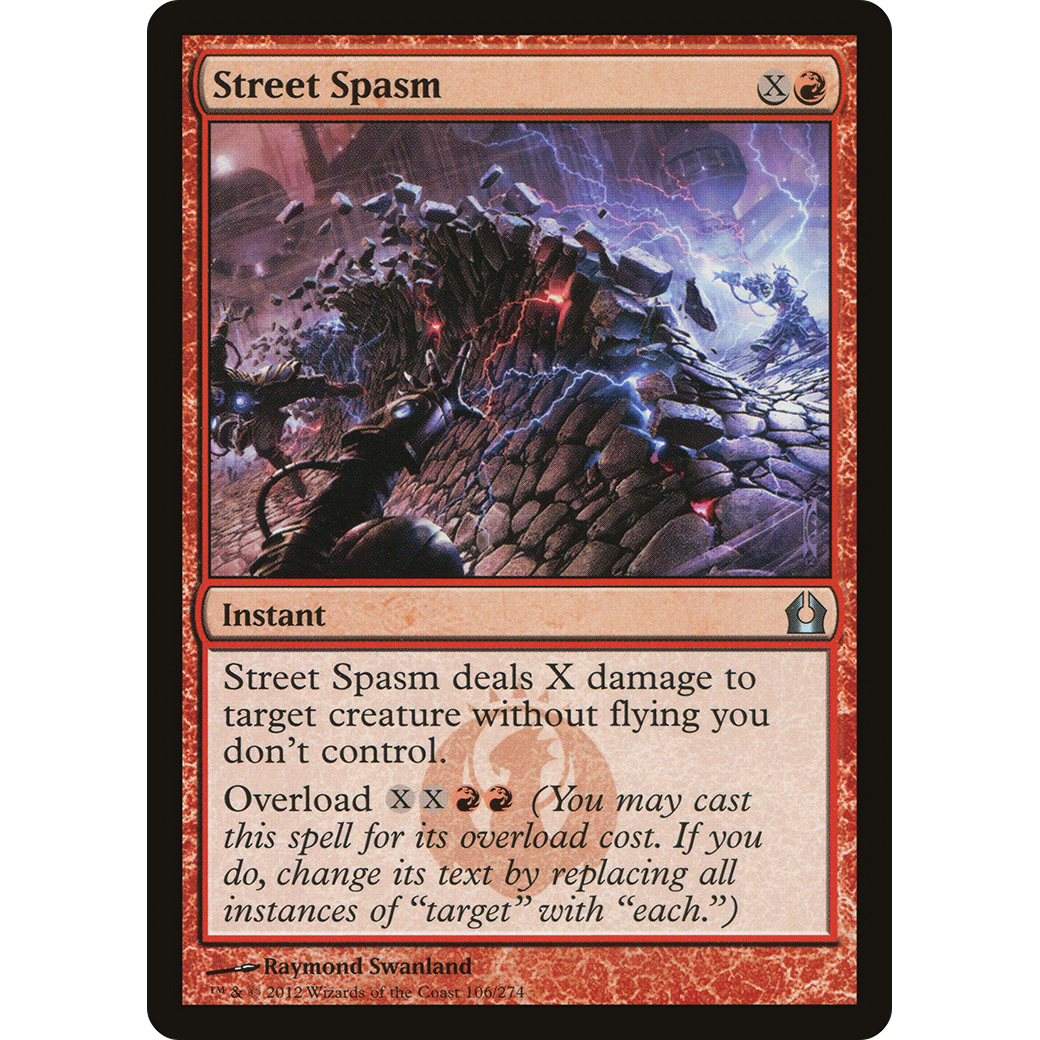 Street Spasm (RTR-106) - Return to Ravnica Foil