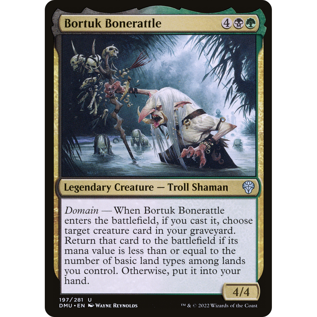 Bortuk Bonerattle (DMU-197) - Dominaria United Foil