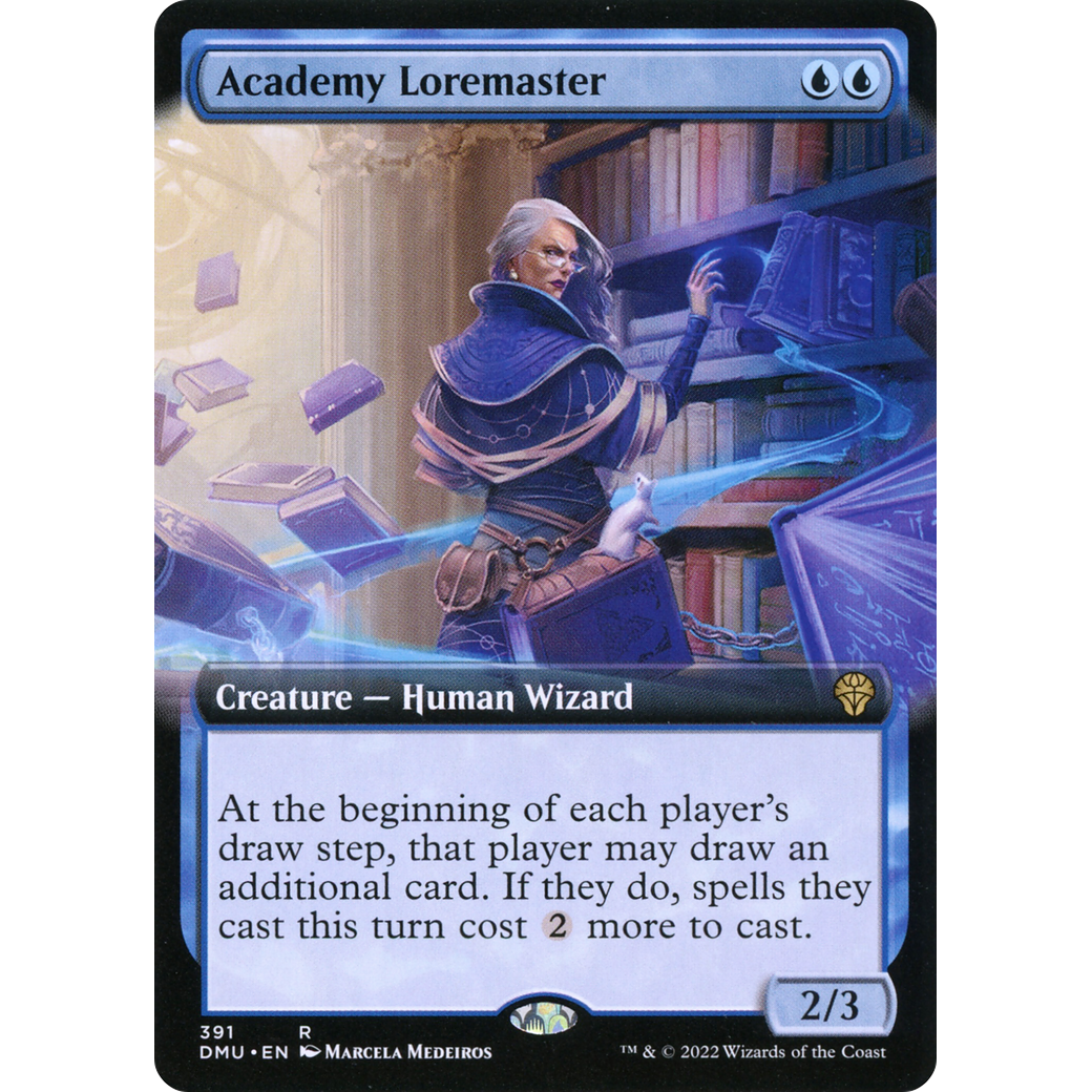 Academy Loremaster (Extended Art) (DMU-391) - Dominaria United: (Extended Art) Foil