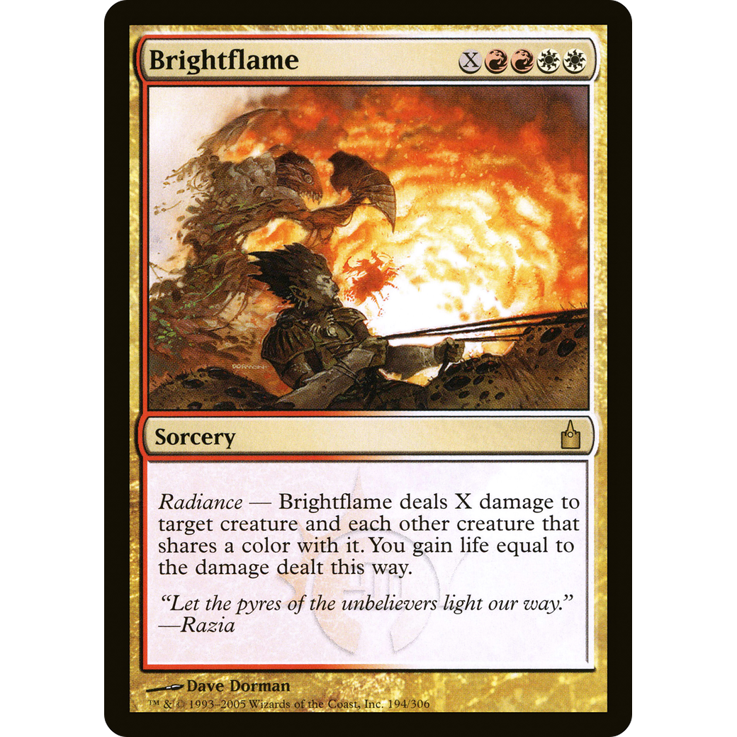 Brightflame (RAV-194) - Ravnica: City of Guilds Foil