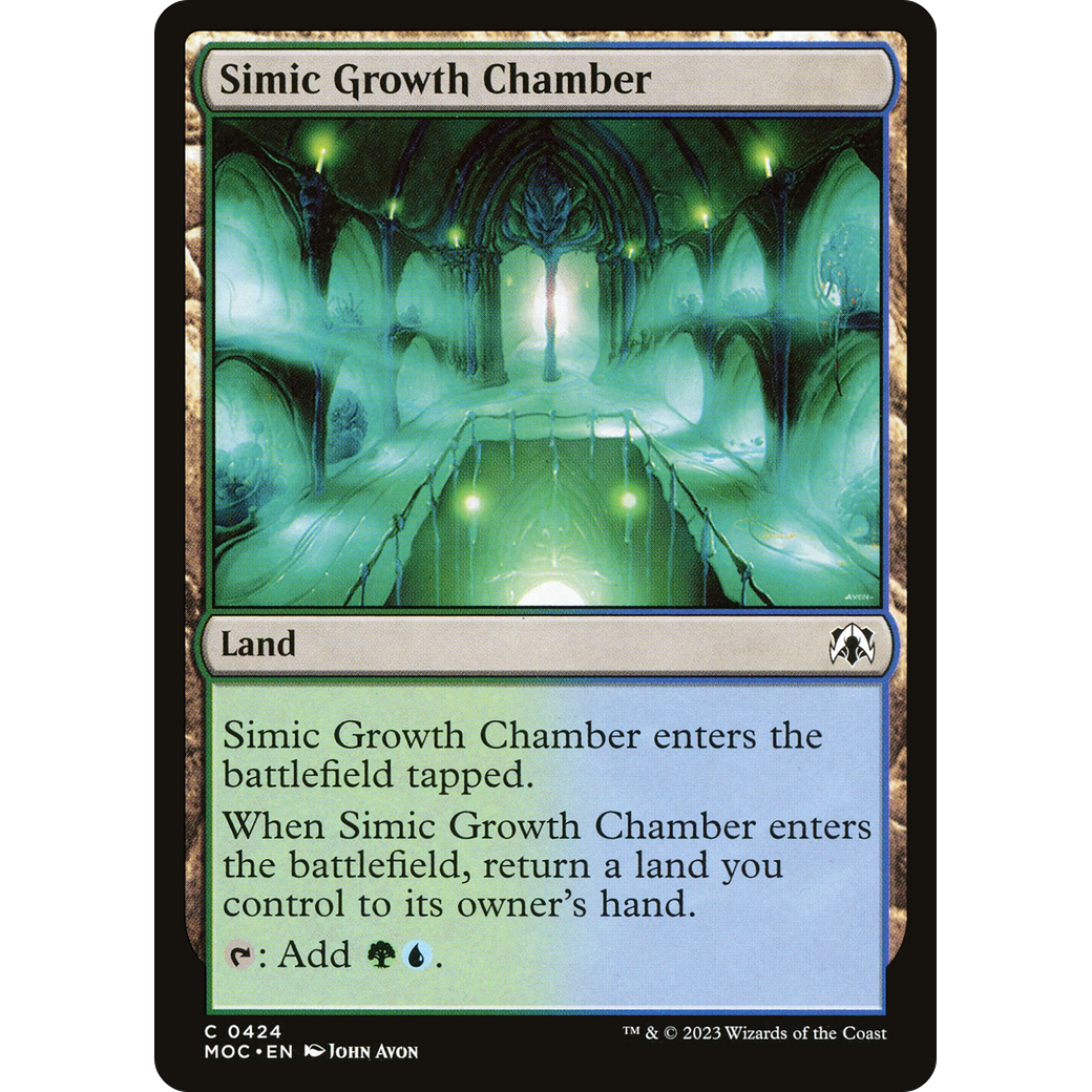Simic Growth Chamber (MOC-424) - March of the Machine Commander