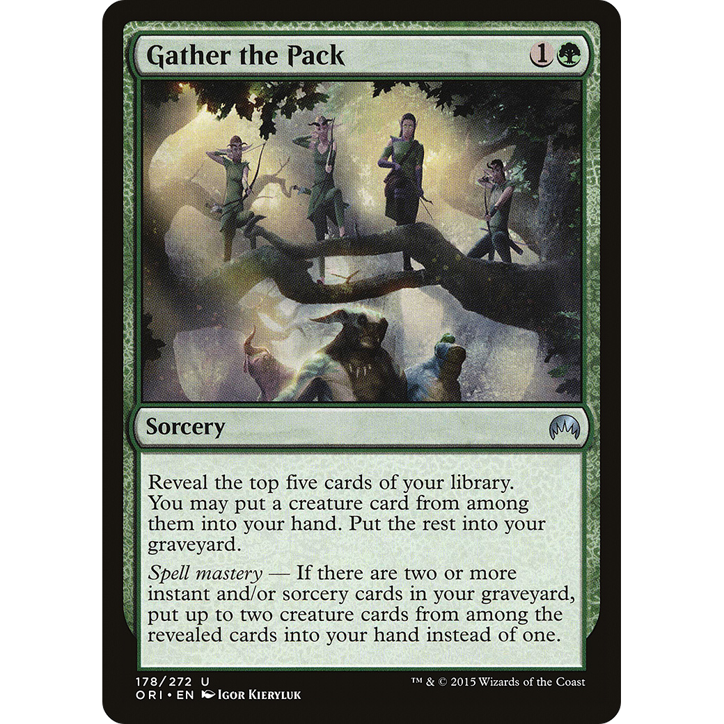 Gather the Pack (ORI-178) - Magic Origins