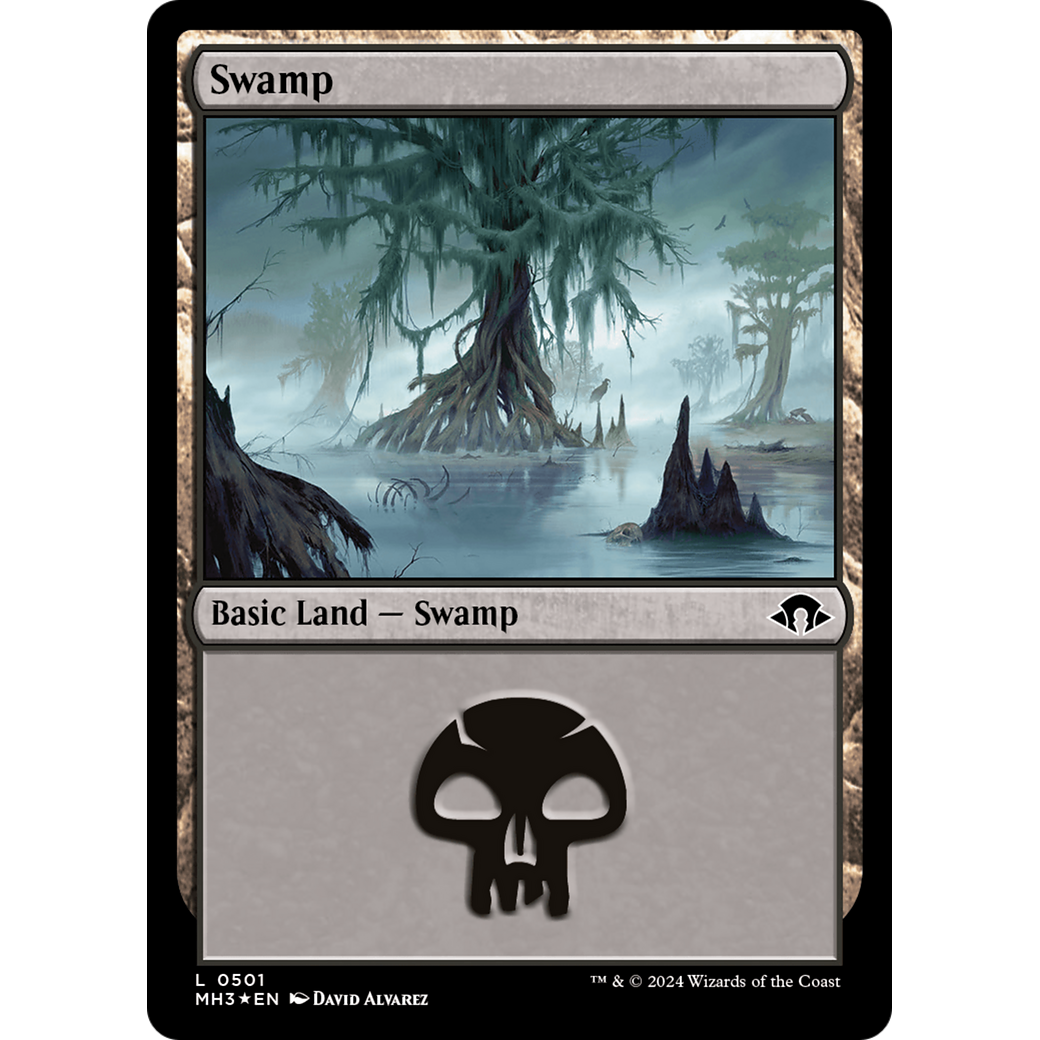 Swamp (MH3-501) - Modern Horizons 3 Foil