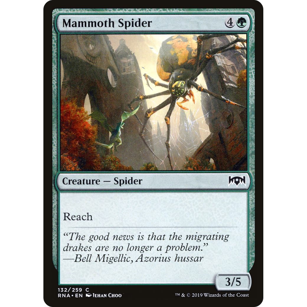 Mammoth Spider (RNA-132) - Ravnica Allegiance