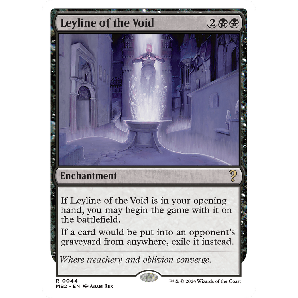 Leyline of the Void (White Border) (MB2-044) - Mystery Booster 2