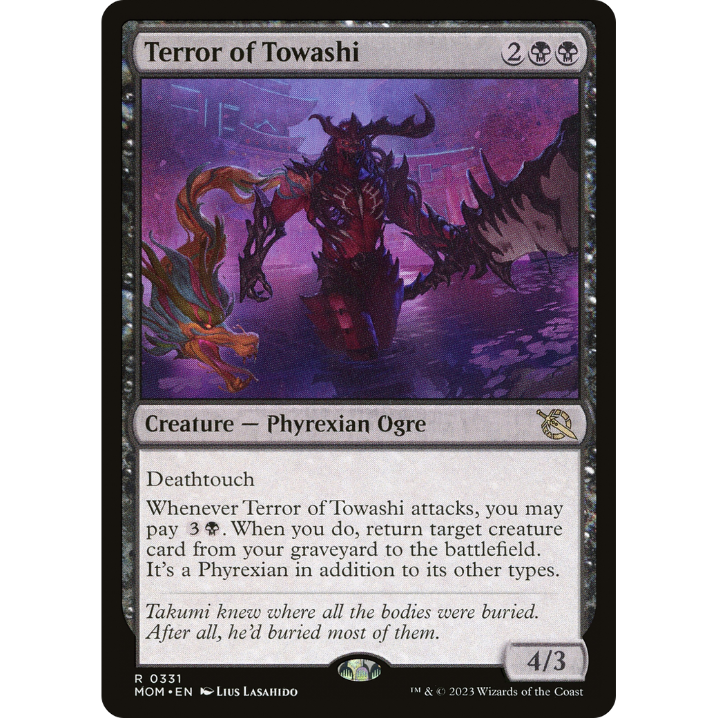 Terror of Towashi (MOM-331) - March of the Machine Foil