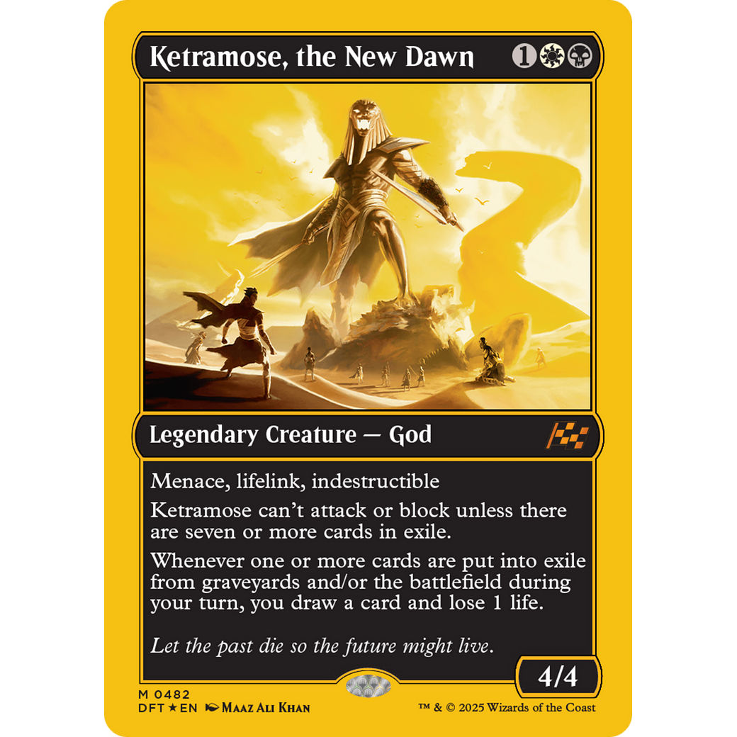 Ketramose, the New Dawn (DFT-482) - Aetherdrift Foil