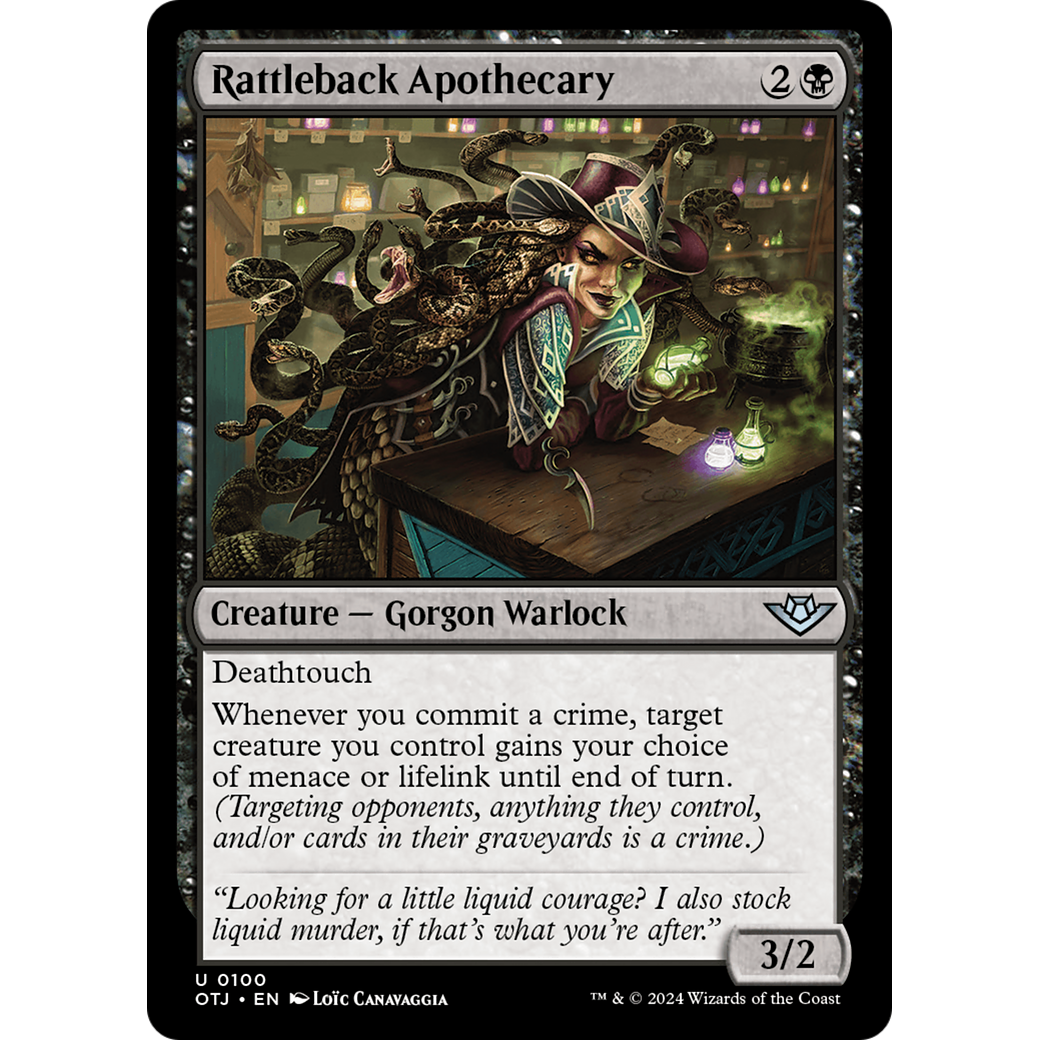 Rattleback Apothecary (OTJ-100) - Outlaws of Thunder Junction