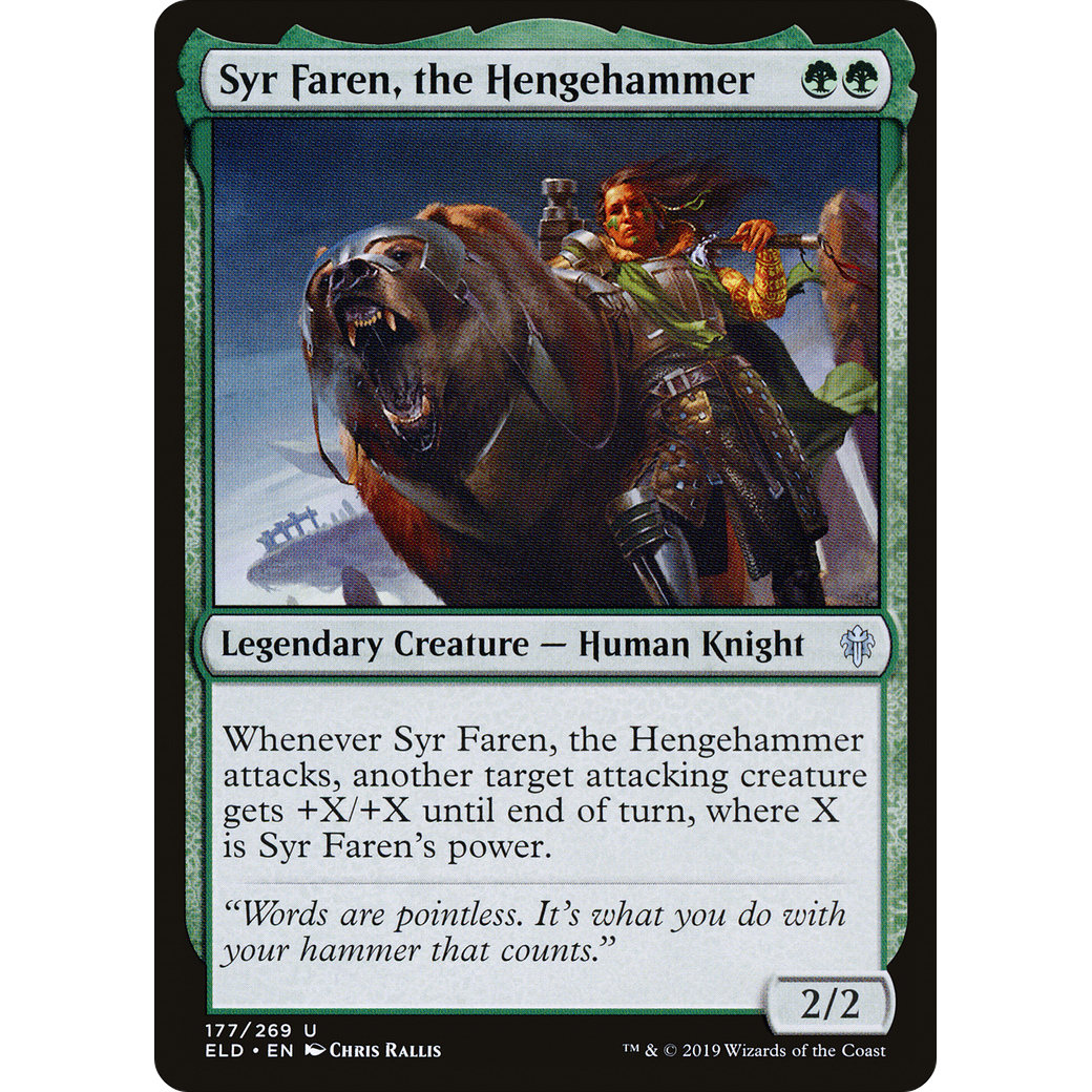 Syr Faren, the Hengehammer (ELD-177) - Throne of Eldraine