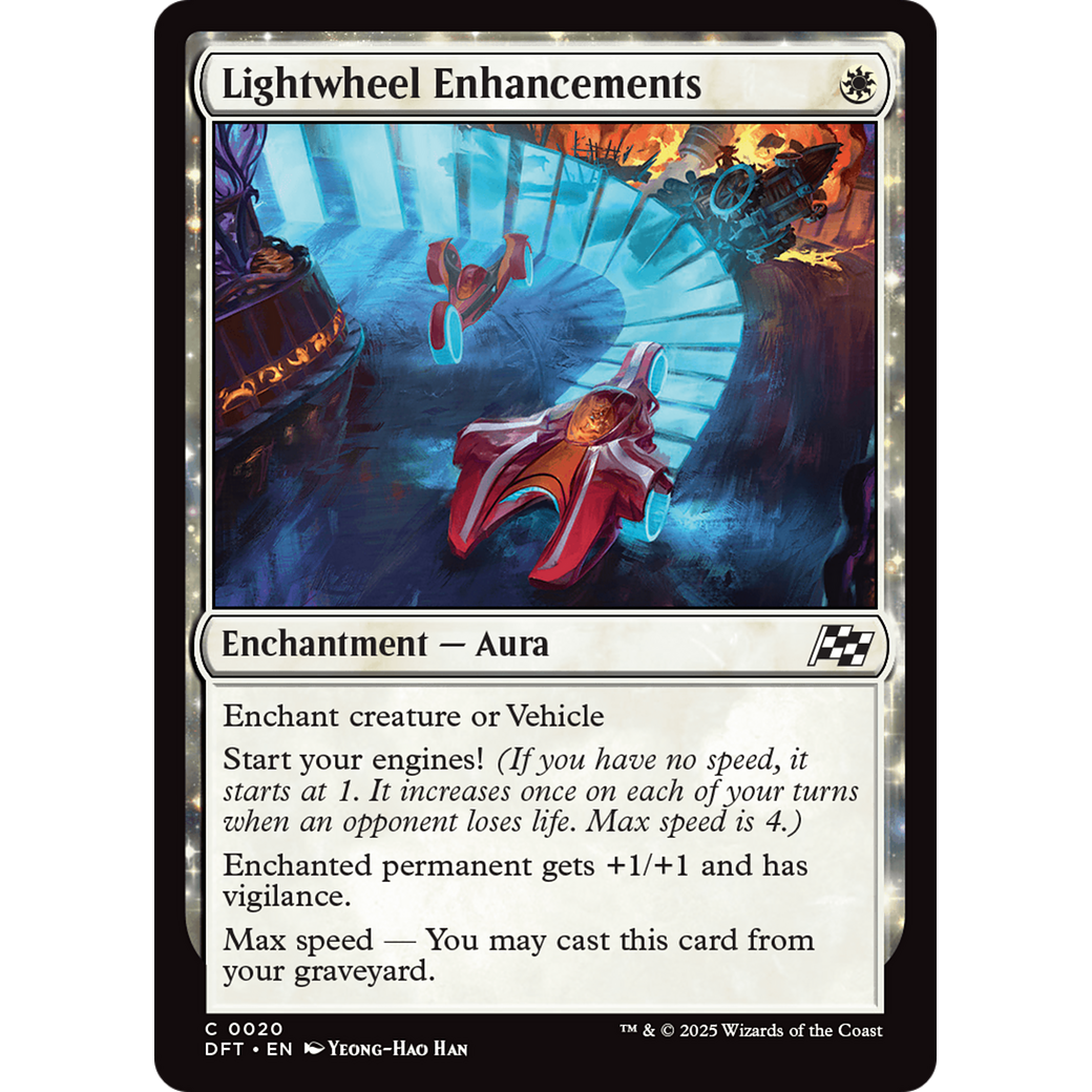 Lightwheel Enhancements (DFT-020) - Aetherdrift: (enchantment) Foil