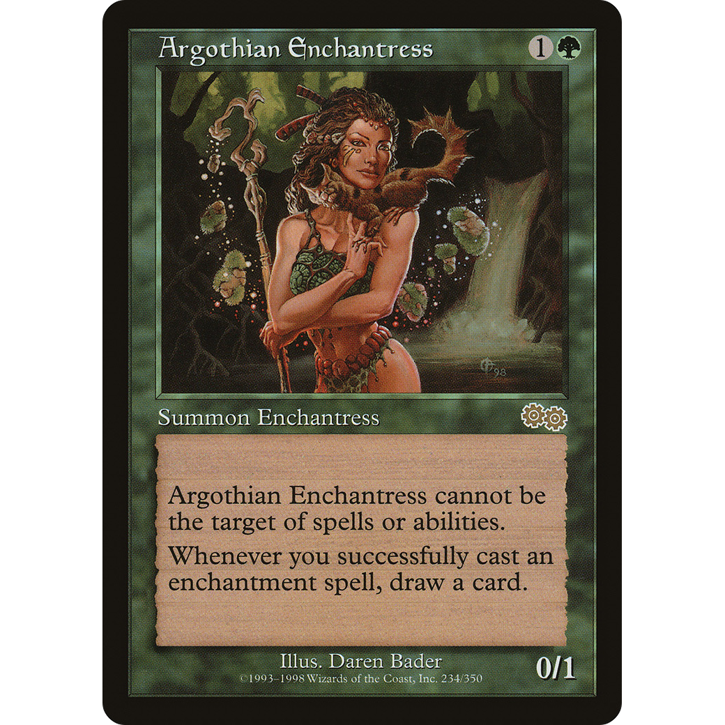 Argothian Enchantress (USG-234) - Urza's Saga