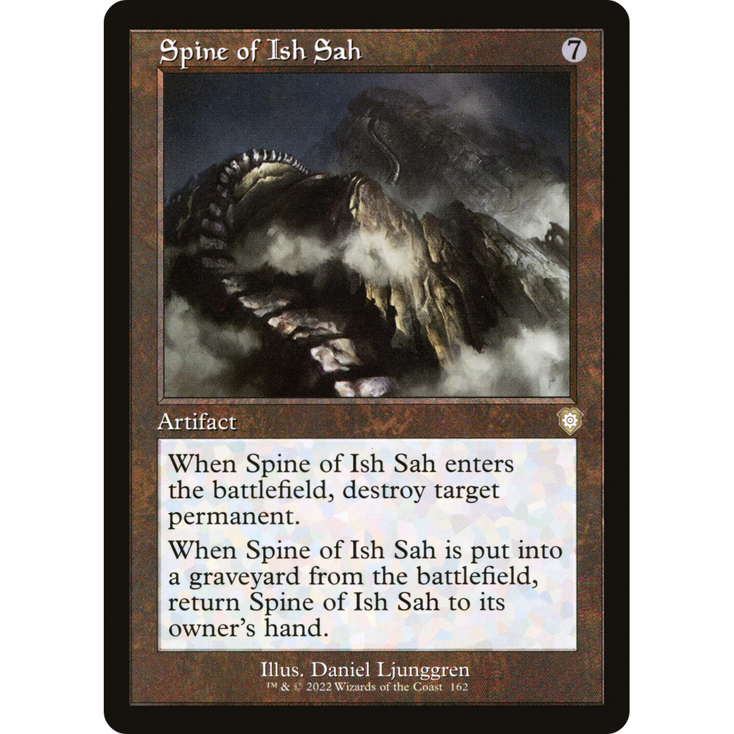 Spine of Ish Sah (Retro Frame) (BRC-162) - The Brothers' War Commander