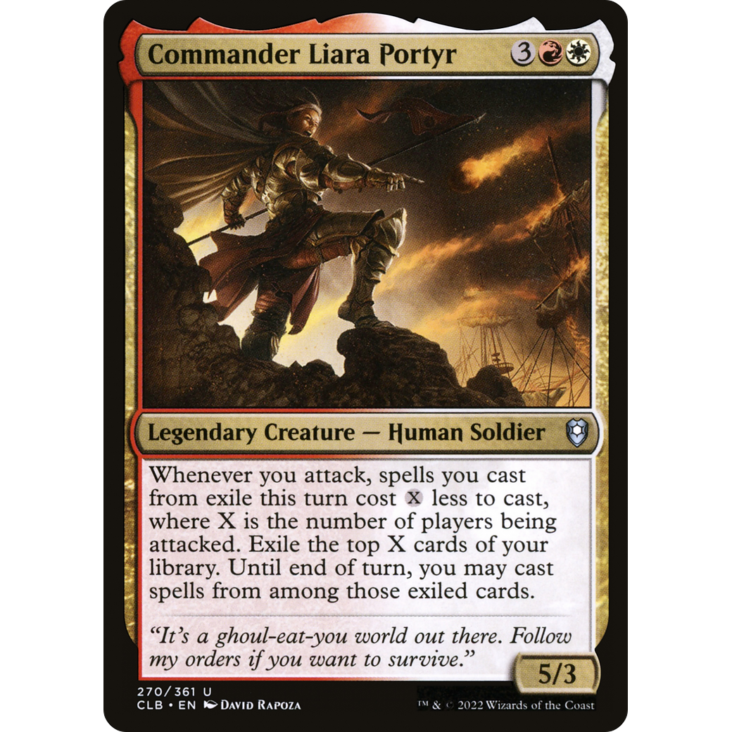 Commander Liara Portyr (CLB-270) - Commander Legends: Battle for Baldur's Gate