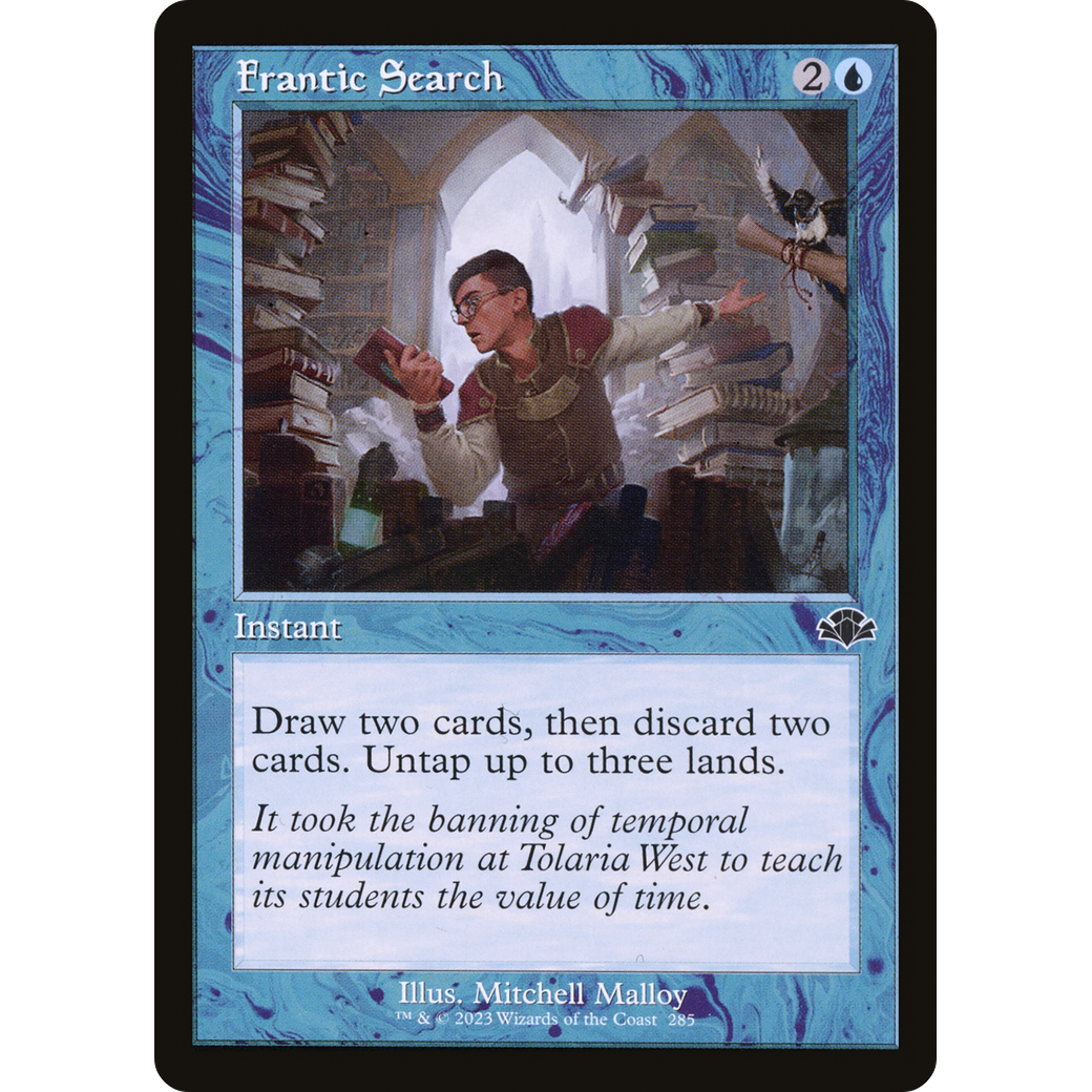 Frantic Search (Retro Frame) (DMR-285) - Dominaria Remastered Foil