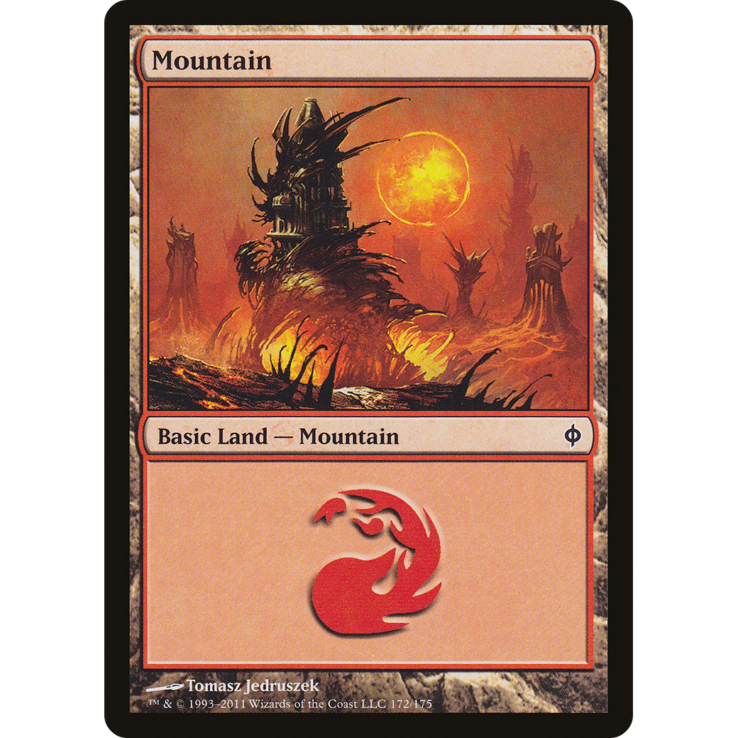 Mountain (172) (NPH-172) - New Phyrexia Foil