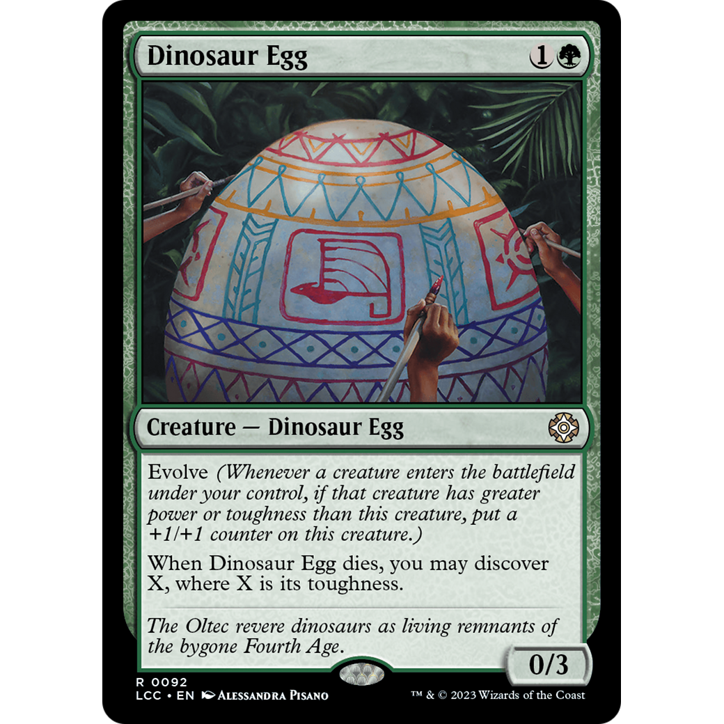 Dinosaur Egg (LCC-092) - The Lost Caverns of Ixalan Commander