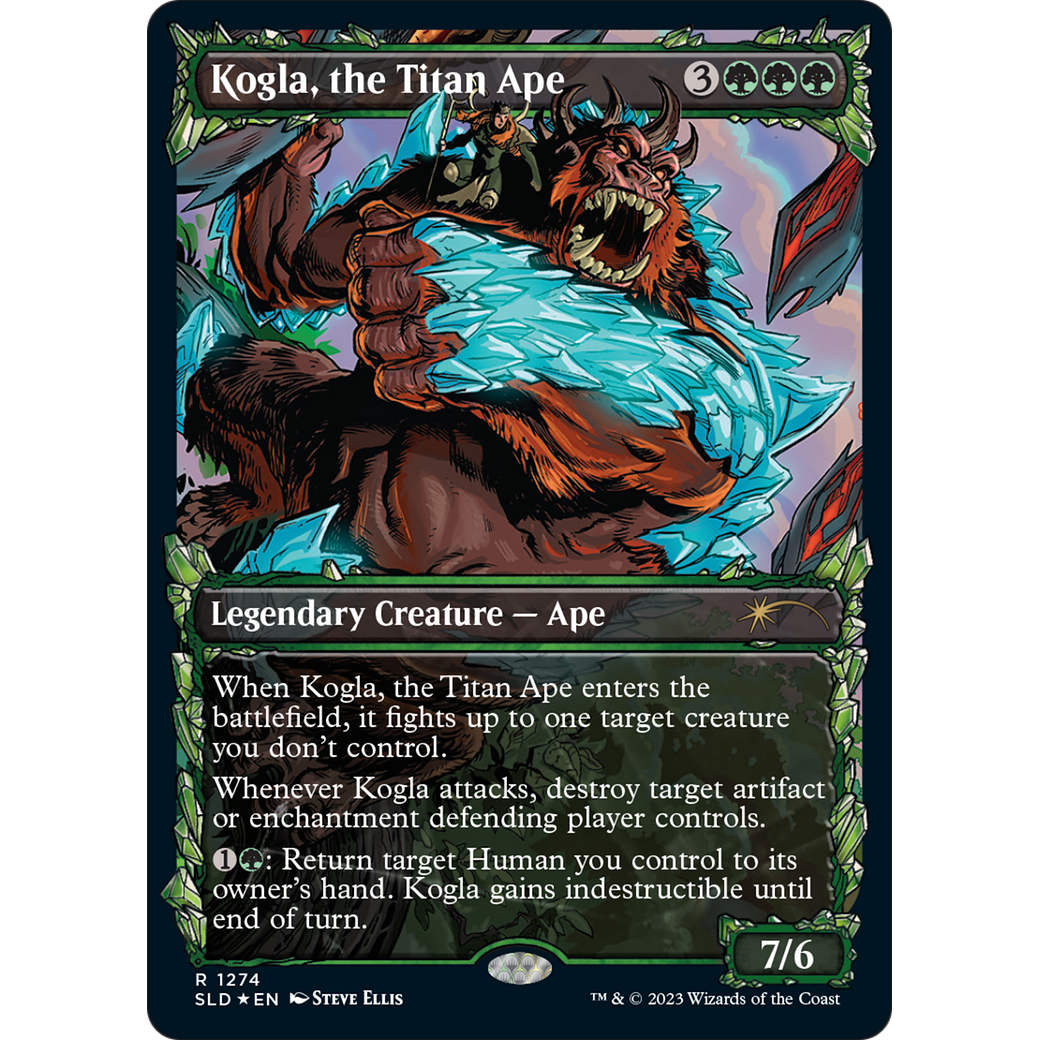 Kogla, the Titan Ape (Halo Foil) (SLD-1274) - Secret Lair Drop: (Showcase) Foil