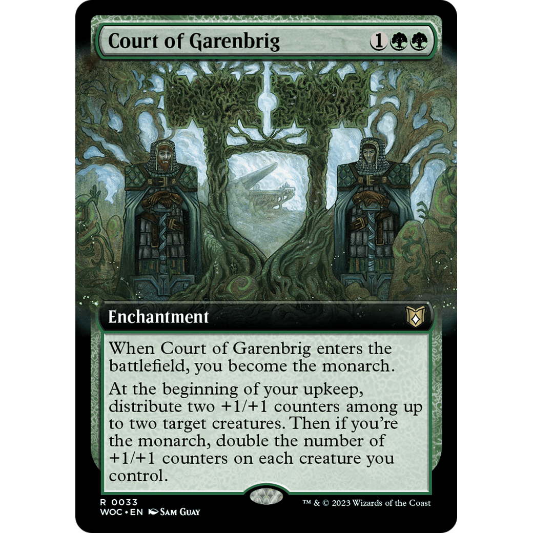 Court of Garenbrig (WOC-033) - Wilds of Eldraine Commander: (Extended Art)