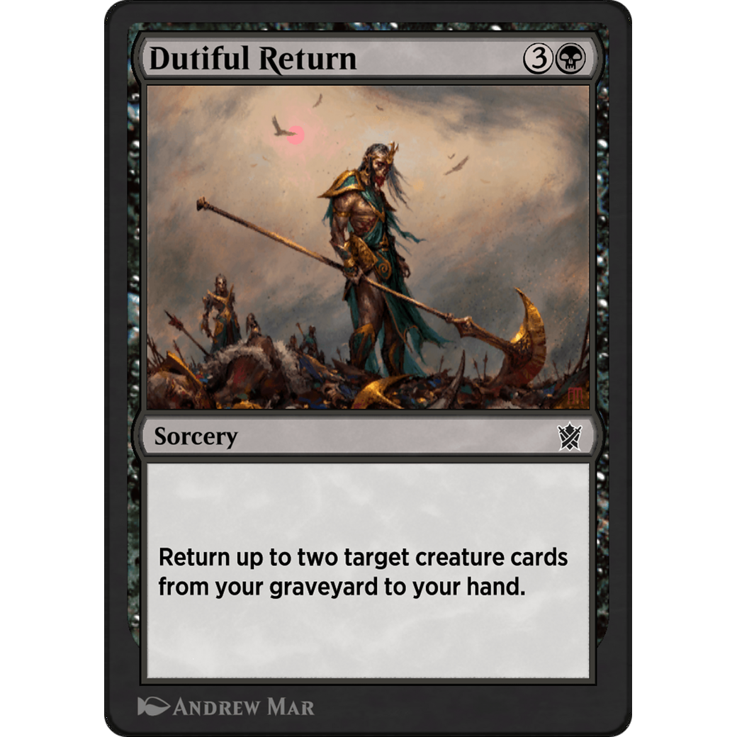 Dutiful Return (KTK-71Y) - Khans of Tarkir