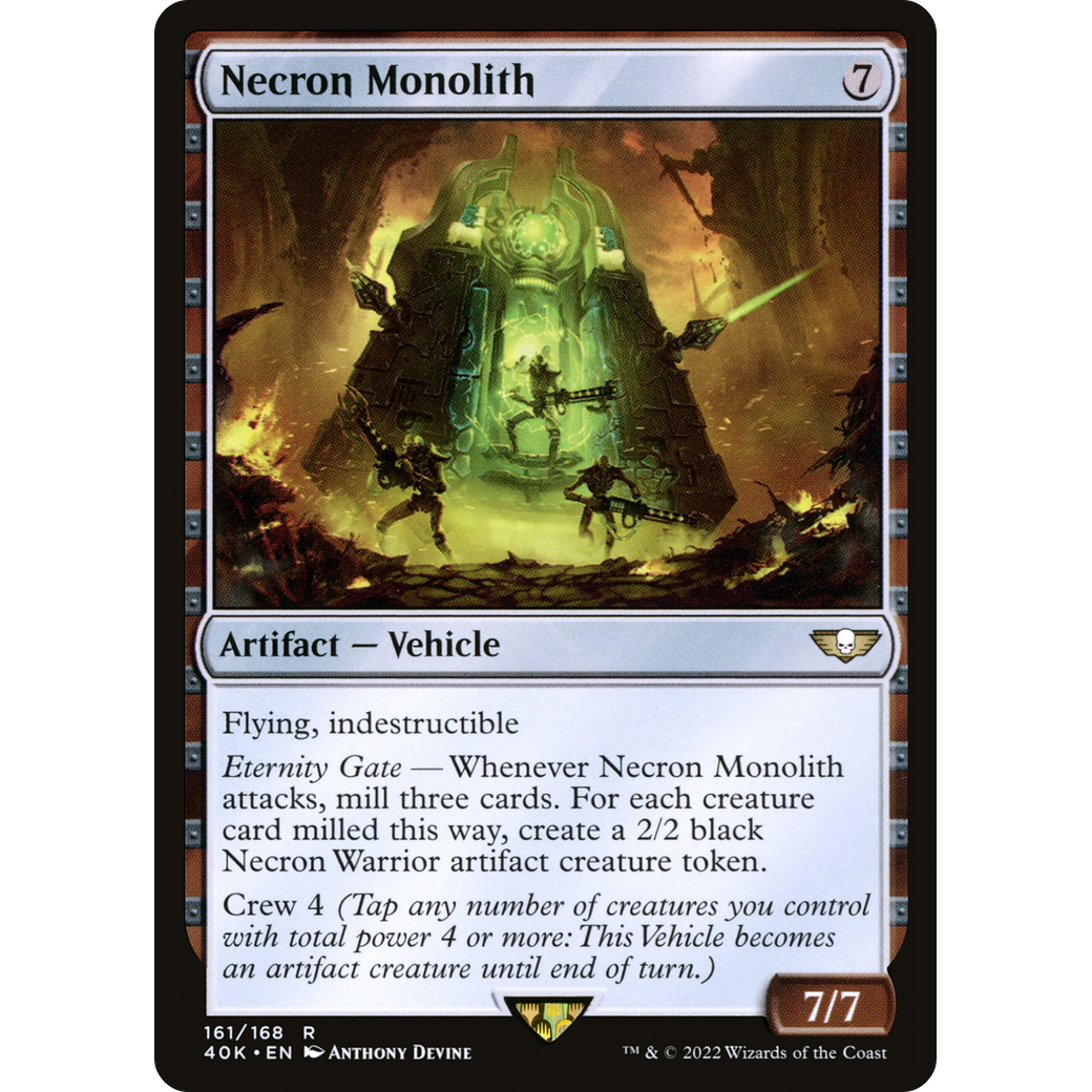 Necron Monolith (40K-161) - Warhammer 40,000 Commander