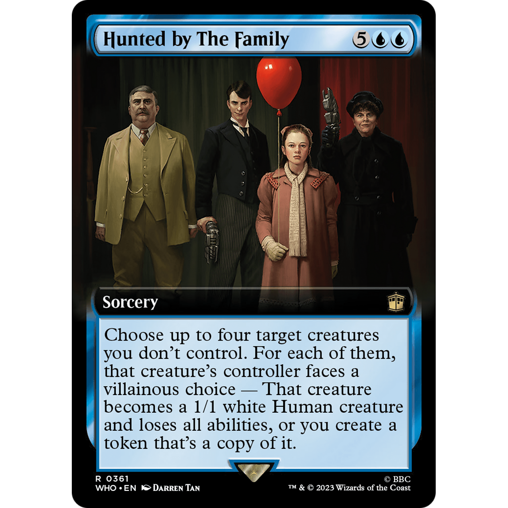Hunted by The Family (Extended Art) (WHO-361) - Doctor Who: (Extended Art)