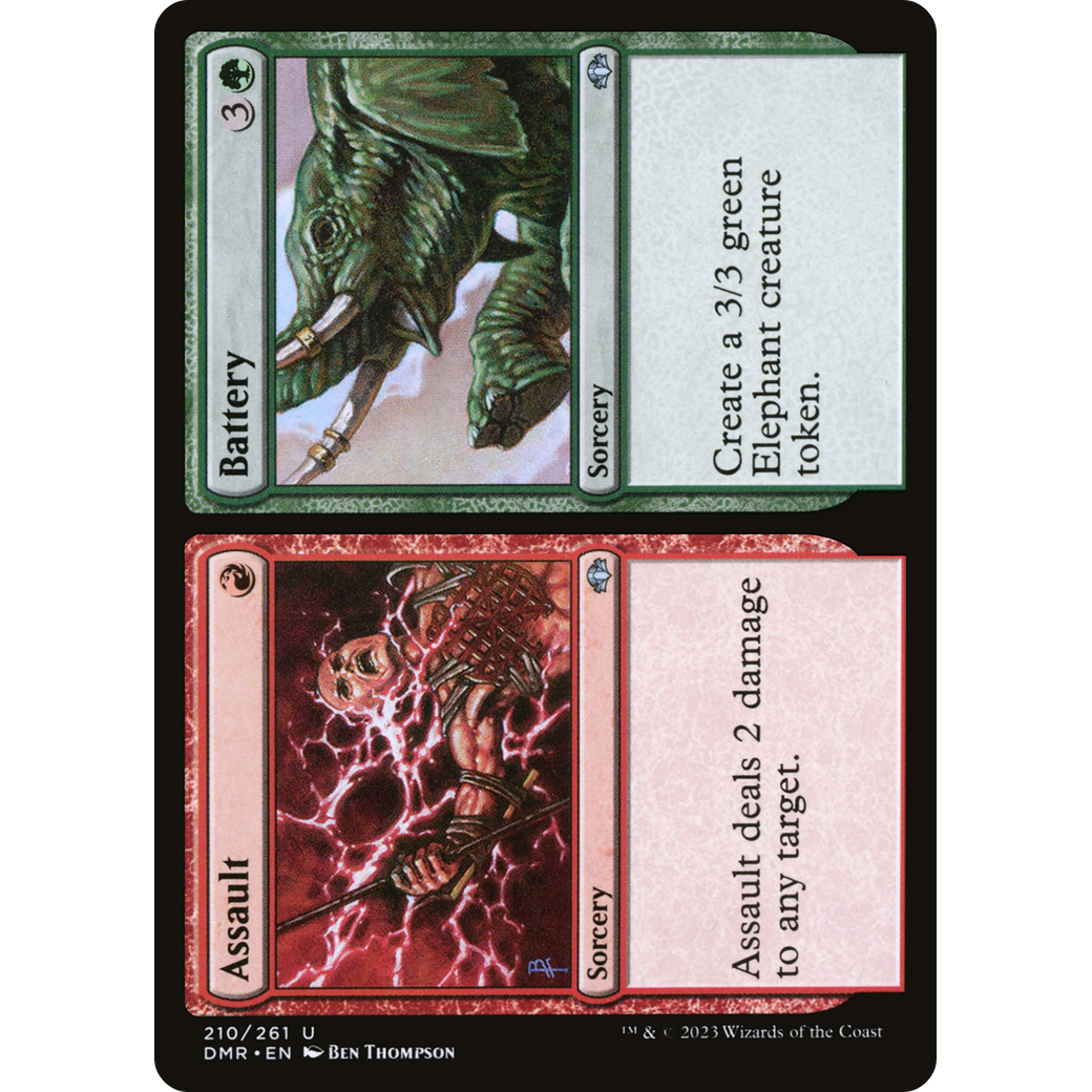 Assault // Battery (DMR-210) - Dominaria Remastered Foil