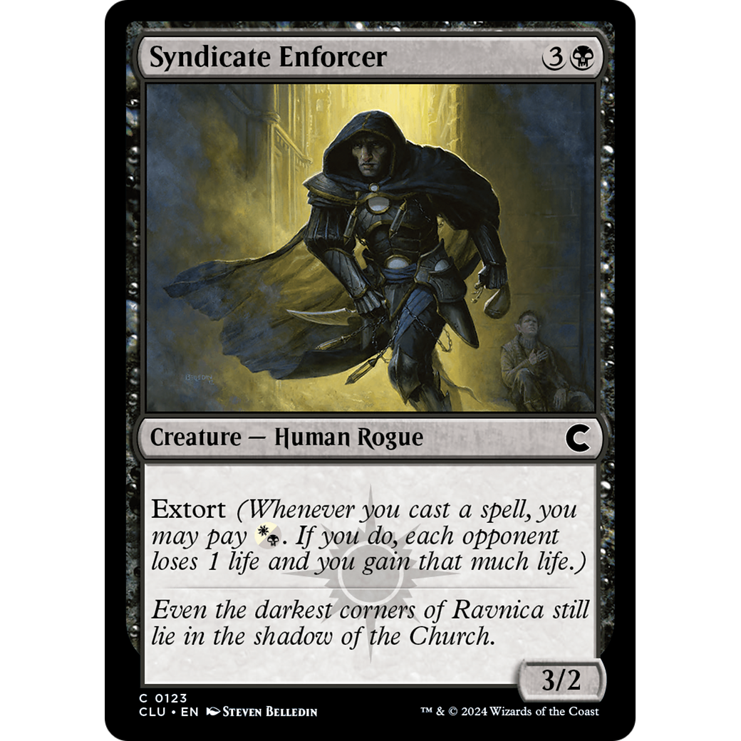Syndicate Enforcer (CLU-123) - Ravnica: Clue Edition